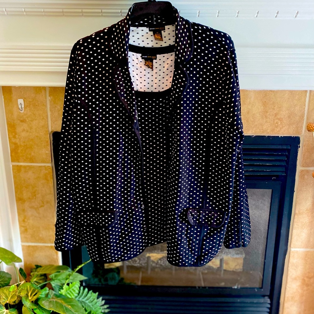 Pre-owned Grace Dane Lewis Cardigan set